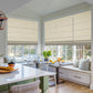 Weffort Motorized Roman Shades 100% Blackout Silva Series