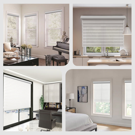 Weffort Motorized Light Filtering Sheer Shades  Spica Series