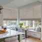 Weffort Motorized Roman Shades 100% Blackout Silva Series