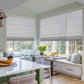 Weffort Motorized Roman Shades 100% Blackout Silva Series