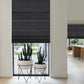 Weffort Motorized Roman Shades 100% Blackout Cloister Series