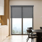 Weffort Motorized Light Filtering Roller Shades Dark Series