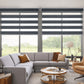 Weffort Motorized Room Darkening Zebra Shades Gorgeous Series