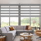 Weffort Motorized Room Darkening Zebra Shades Gorgeous Series