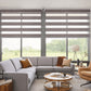 Weffort Motorized Room Darkening Zebra Shades Gorgeous Series